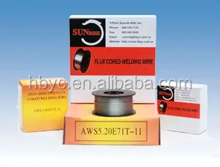 
0.9mm aws a5.20 e71t-11 0.8mm aws a5.20 e71t-GS gasless flux core wire 