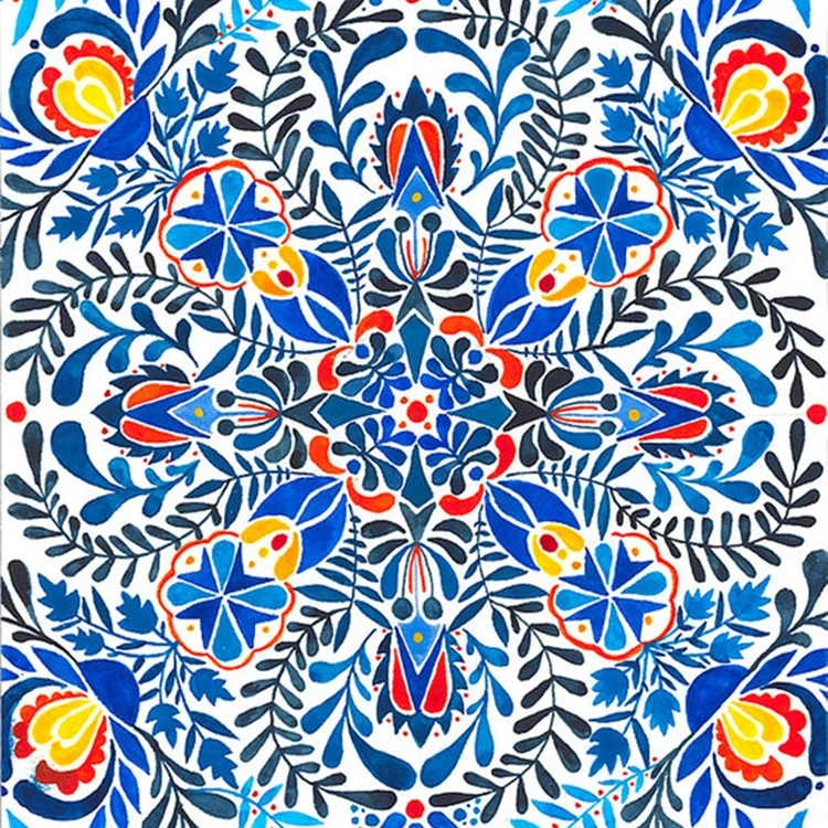 Цифровая ткань с принтом бамбука вискозы спандекса