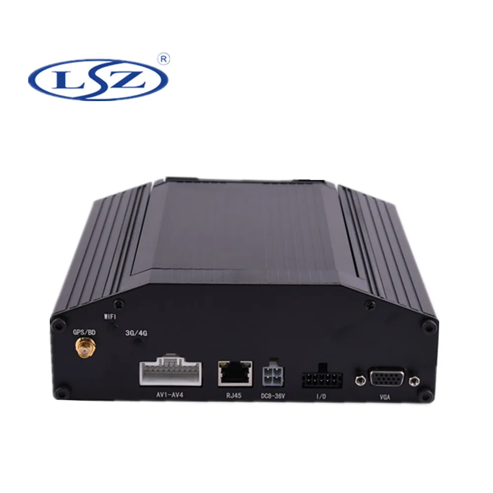 4 канала 720 P ahd hdd мобильный видеорегистратор с GPS для шины безопасности