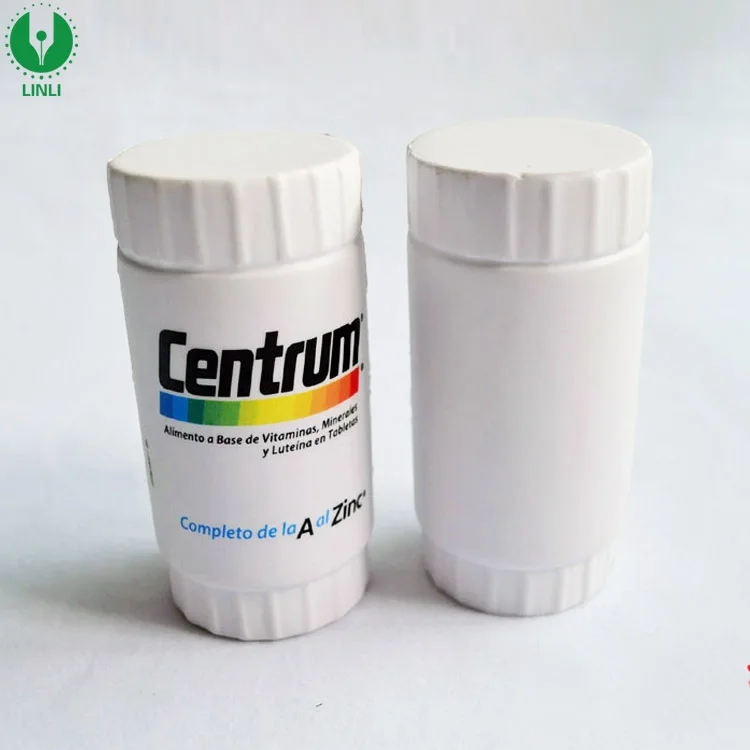 
Medicine Bottle Squeeze PU Ball with Logo 