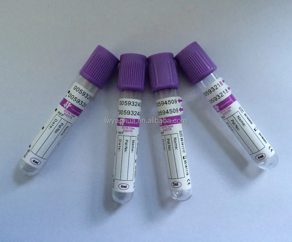 edta 3k vacuum blood collection tube single use