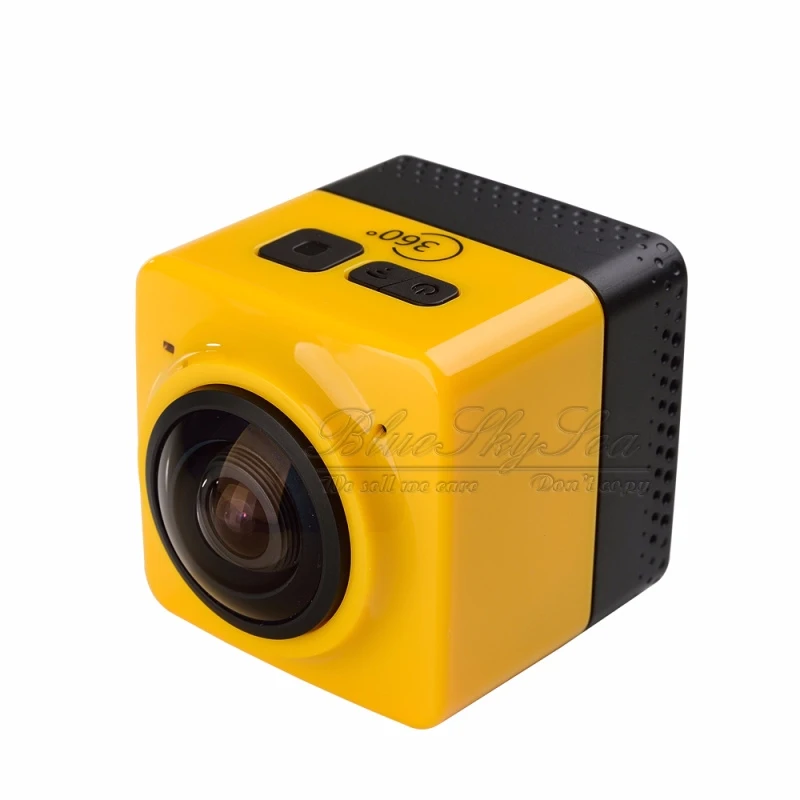 Cube 360 Sports Video Camera WIFI H.264 1280*1042 360 Degree Panorama Camera Tachograph