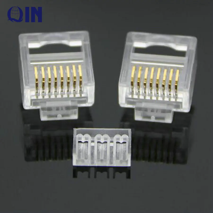 UTP cat6 RJ45 8P8C Short Body male Connector plug with insert