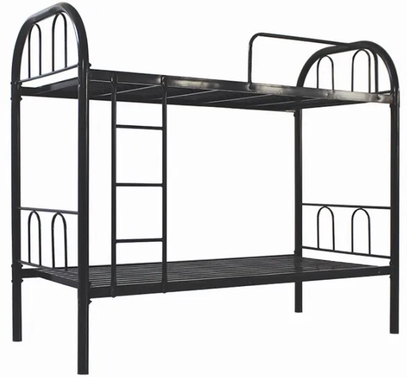 Hot Sale Powder Coated Heavy Duty Steel Metal Accommodation Bunk Bed For Adult