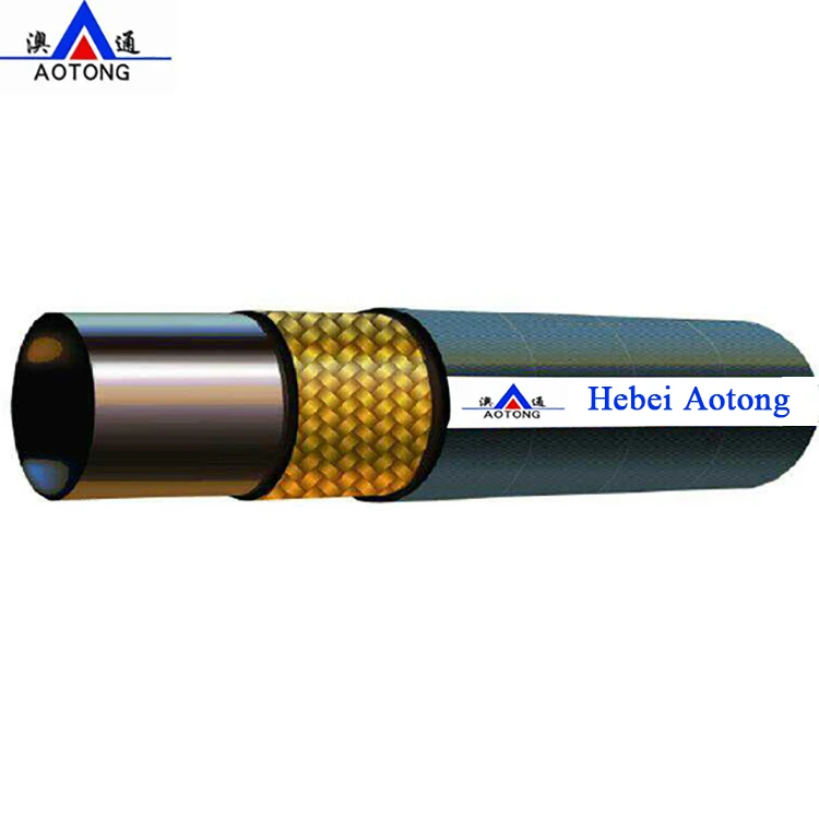 High Pressure Steel Wire Braided Rubber Hydraulic Hose SAE100 R2 AT/DIN EN 853 2SN