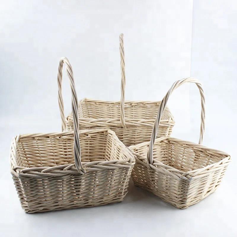 
Cheap wicker willow basket flower 