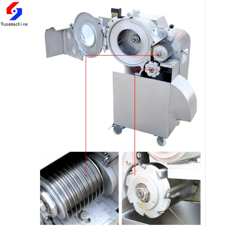 CE approved European market popular spiral cutting cube potato
