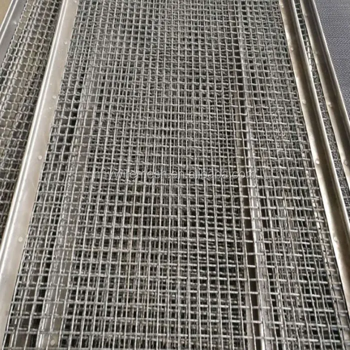 
45# high carbon steel woven screen vibration screen mesh stone crusher screen 