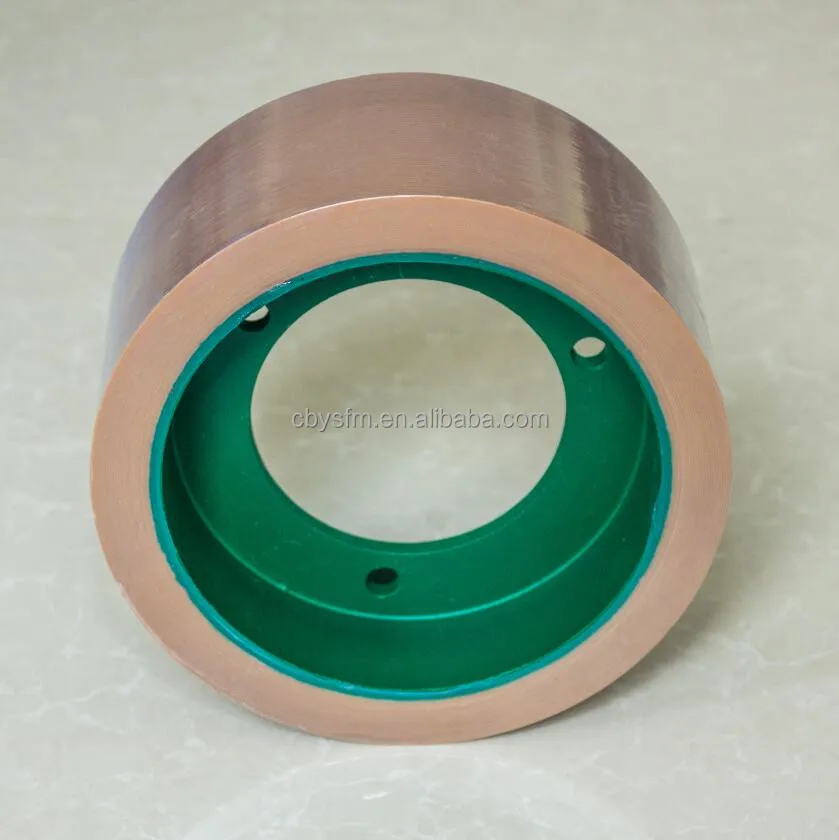 6' Amber Rice Rubber Roller For Rice Process Machine