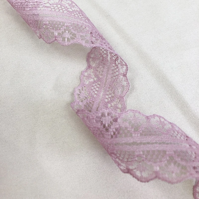 Fashion Simple 3cm Lace Decorative Bud Flower Packaging Gift Box Decoration Silk Ribbon