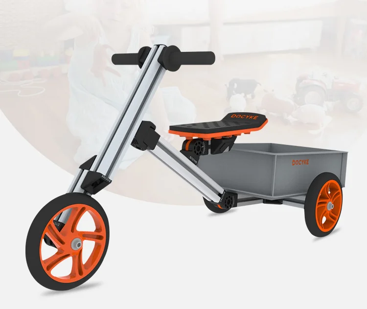 
Docyke DIY Cycle 6 In 1 Balance car push bike A school Walker Scooter Deformed toy car 