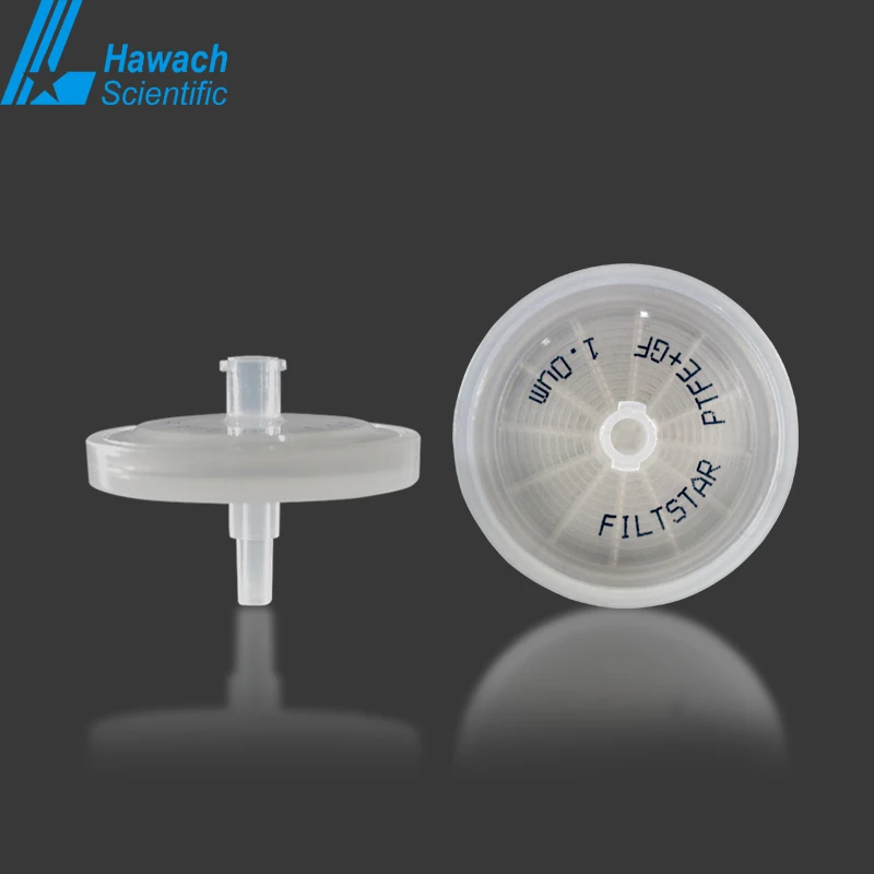 Стерильные пластиковые 1um стекло волокна Префильтр 25 мм PTFE шприц, фильтр, шприц фильтры