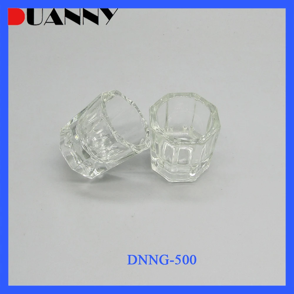 Wholesale Glass Clear Crystal Liquid Cup for Cosmetic Nail Care Tools