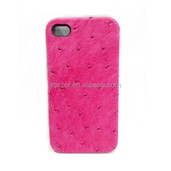 Мода роскошные экзотические из кожи страуса для Iphone 6 сделано в китае