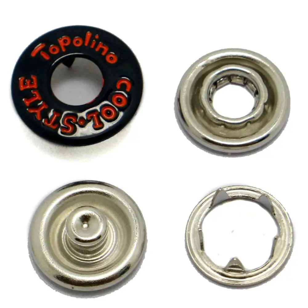 custom kawayi cap & hole pattern snap button