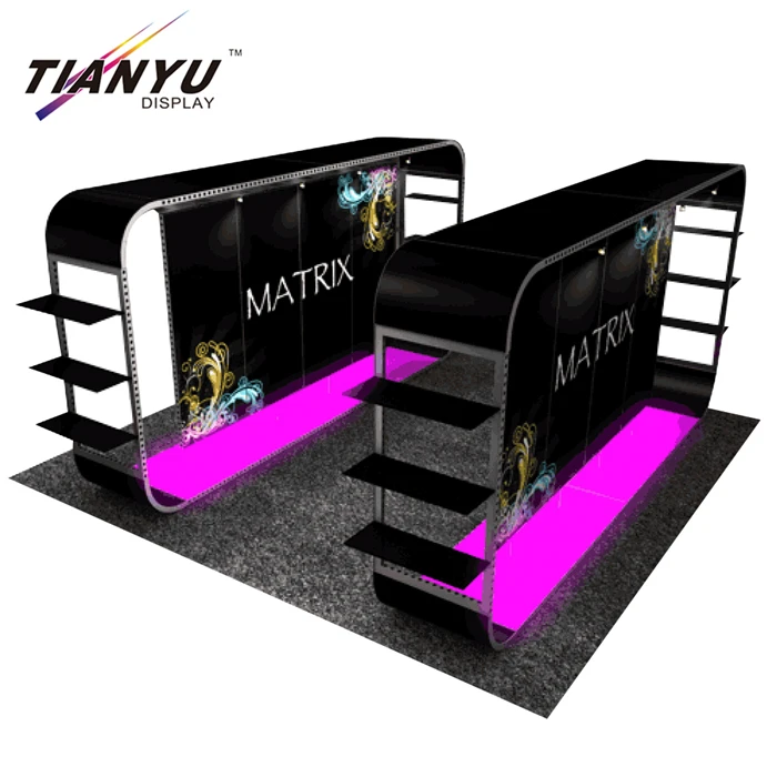 Trading Business Ideas Modular Construction Expo Stand With Exhibition Floor System