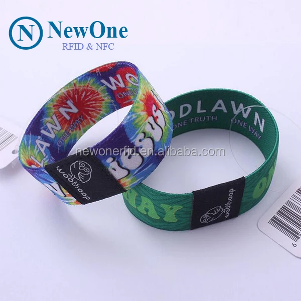 Factory Custom 13.56mhz NFC Festival bracelet disposable rfid wristband