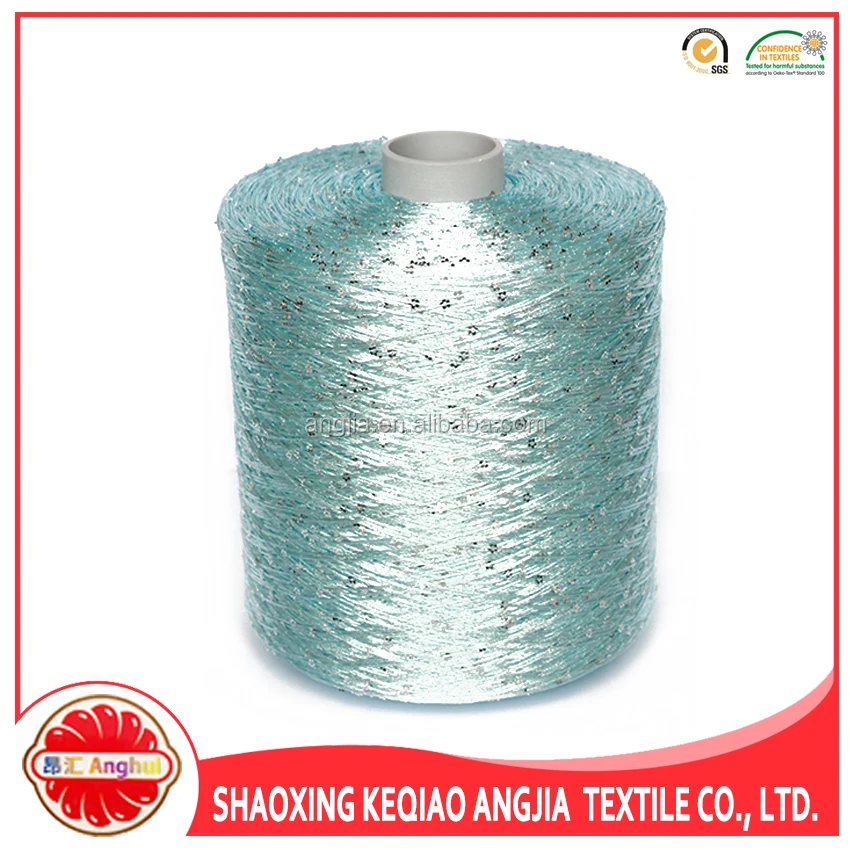 
Decorative hairy knitting yarn/sequin yarn with low price 