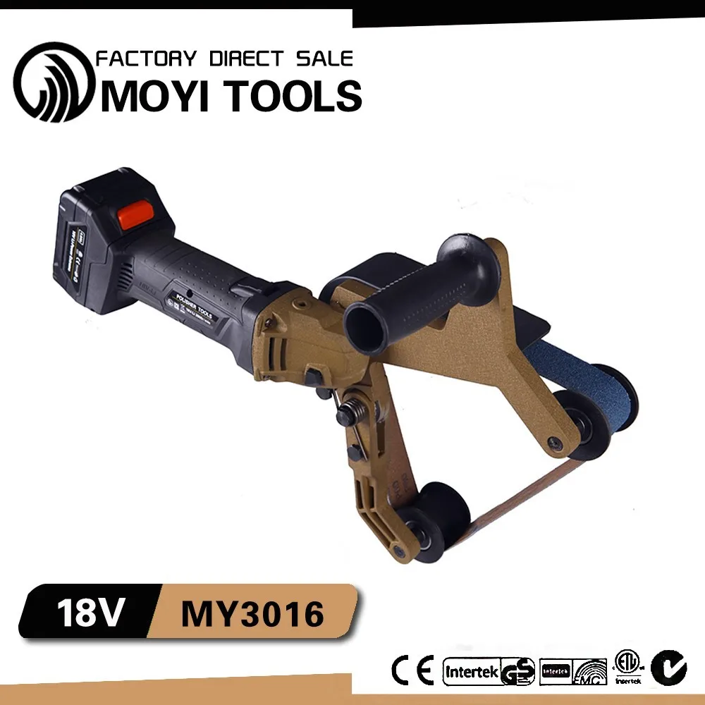 230-240V/120V 400W Welding Machine Cordless Metal Belt Sander Pipe Polisher Tube Belt Polisher