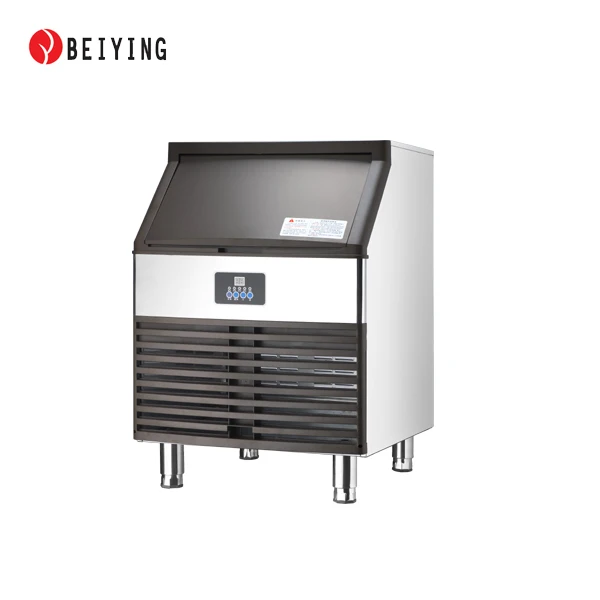 
BY-Z25FT commercial big capacity digital nugget ice maker machine with water dispenser 