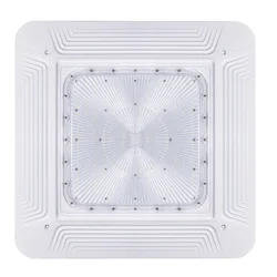 dlc listed led light retrofit fixture bulb 240w square housing led canopy light