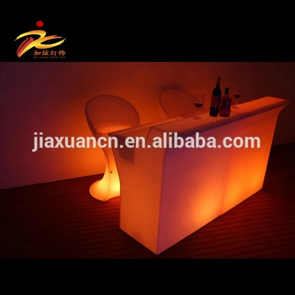 Перезаряжаемая светодиодная мебель для пляжа, мероприятия, клуба, улицы, барная стойка