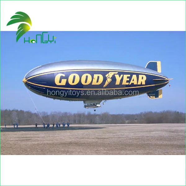 6 Meters Long Advertising Inflatable  Airship Custom Inflatable Zeppelin Blimp For Sale