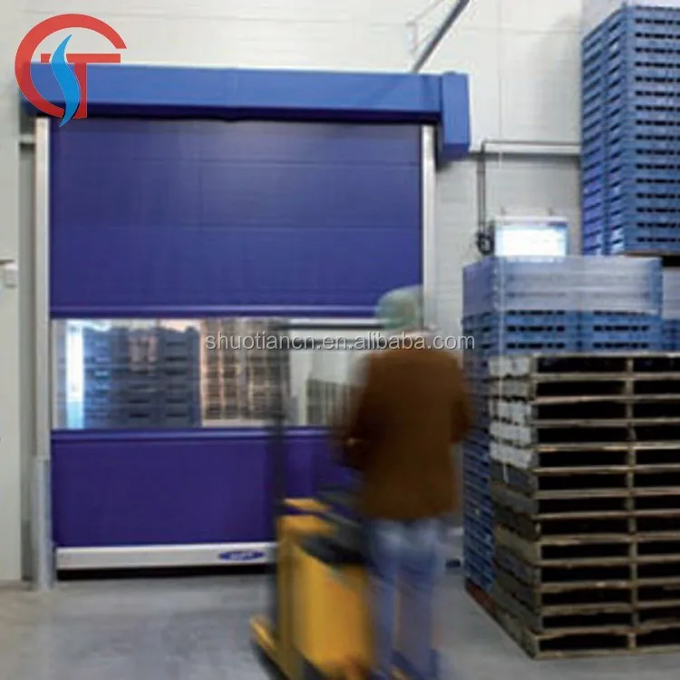 Electric quick operation fast rolling rapid roll up door