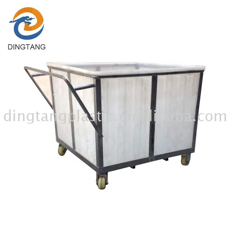 Dingtang Most competitive kitchen trolley with different size tableware storage container tank