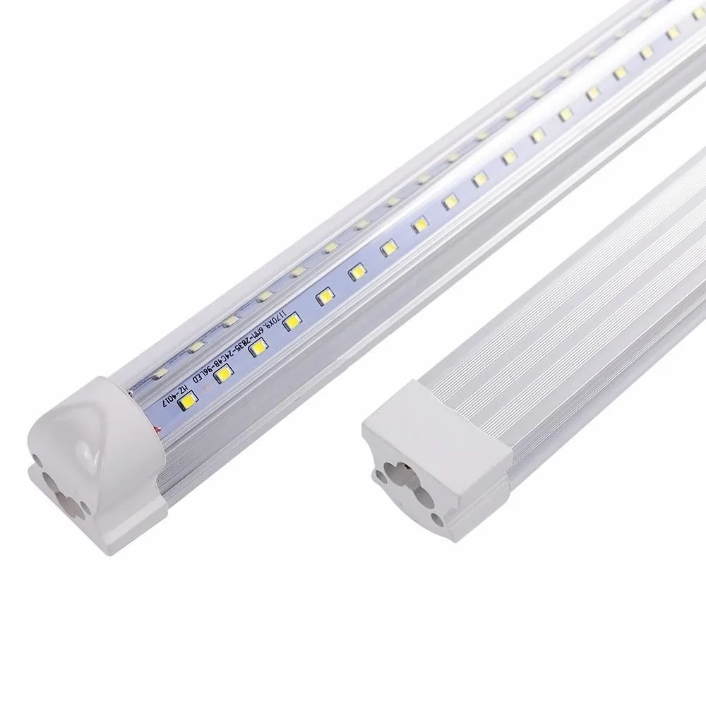 
60W 8ft Cooler Door LED Cooler Light V shape LED Tube T8 Integrated Freezer Tube 