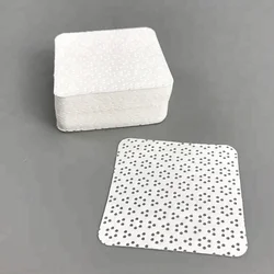 Одноразовые нетканые Промышленные салфетки для снятия лака 100% PP без ворса 80 г/м2 5x5 см, сухие салфетки для ногтей