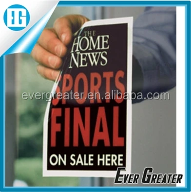 Статическая виниловая наклейка на заказ, вырезанная Наклейка на окно, печатная статическая клеящаяся наклейка, Прозрачный фон