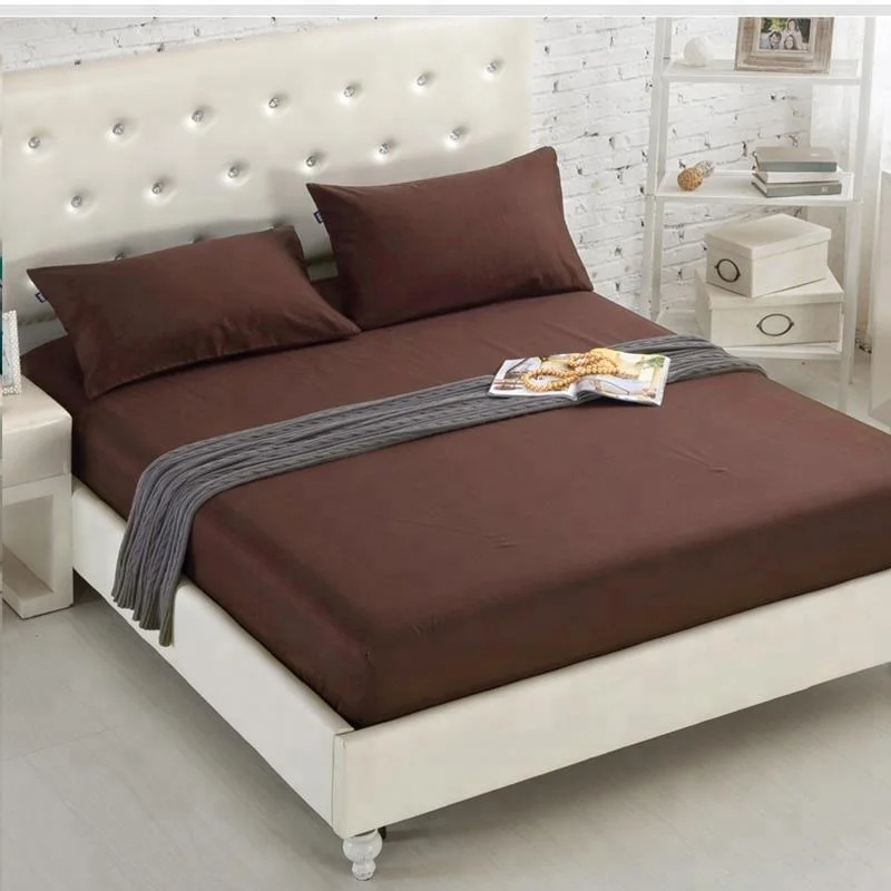 Elastic queen size 100% Cotton waterproof fitted sheet/mattress protector