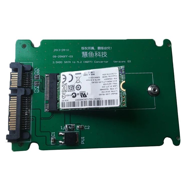 
2.5 inch SATA To NGFF (M.2) ssd adapter, 2.5 inch SATA To NGFF (M.2) convertor, 2.5 inch SATA To NGFF (M.2) riser card, phiyo 
