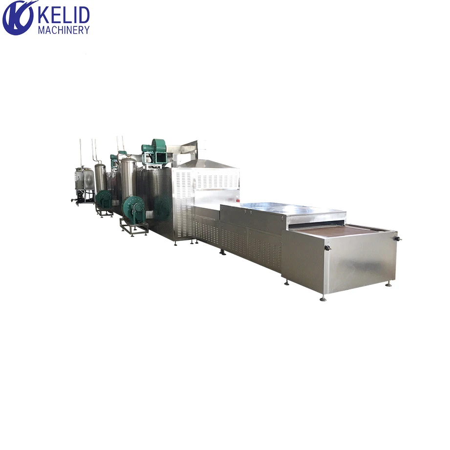 automatic tunnel conveyor microwave industry oven