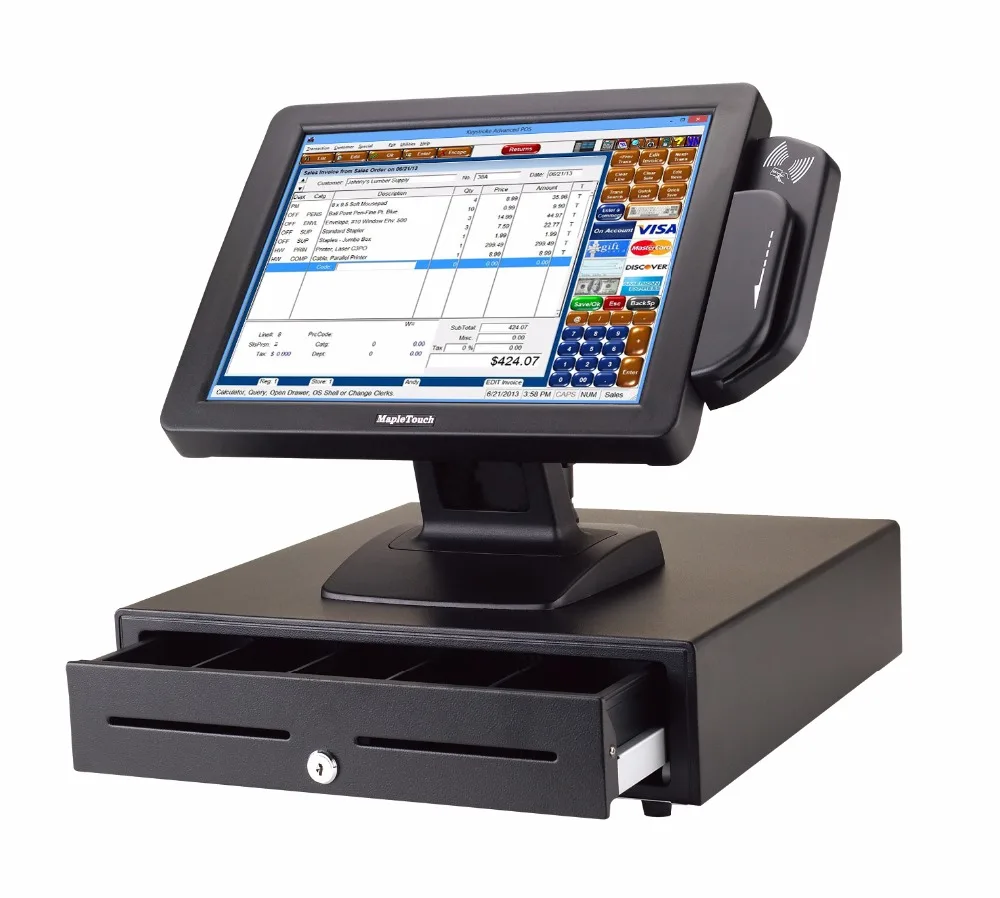 
ЖК-монитор Maple Touch для платежной системы, 12/15/17 дюймов, сенсорный экран 