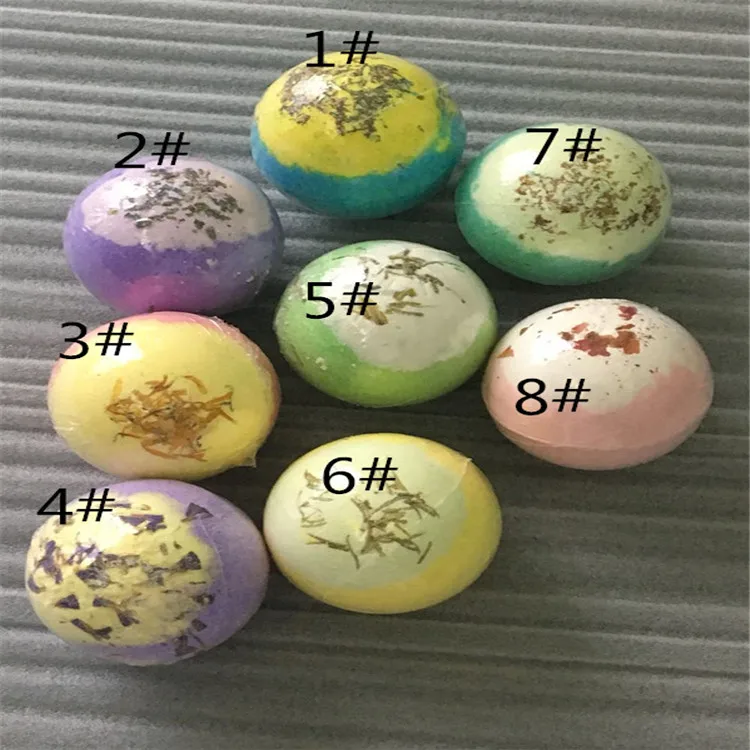 Bath  Bombs Balls  Lovely Doughnut Bath Bombs white and orange color 100g handmade natural raw material