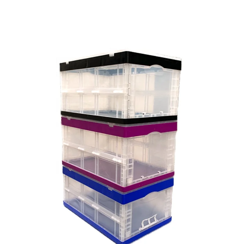 
Storage box and box moving plastic collapsible container PP collapsible plastic collapsible storage container crates 