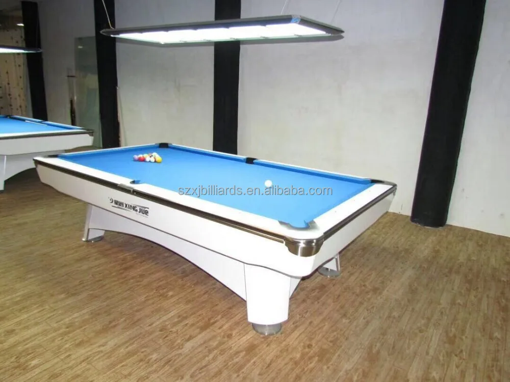 Pool Table Slate Billiards with Led Pool Lamp Light