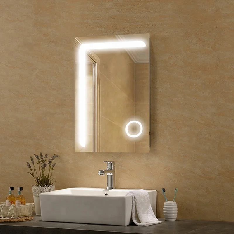 Cabinet Box With A Shelf Bathroom Mirror