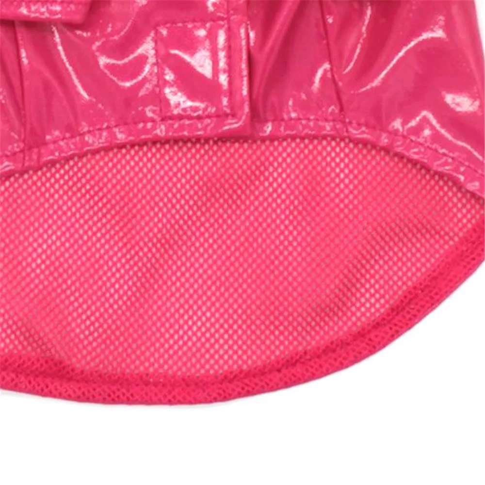 
Pink beautiful dog raincoat with hoodies,pet clothes for small medium big dogs (KA1021) 