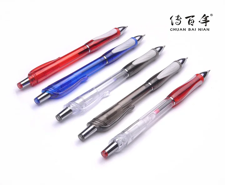 Hot selling click parker refill gel pen with custom logo