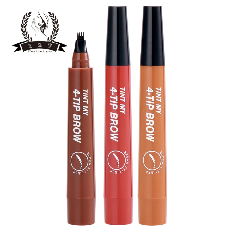 New high quality silky texture eyebrows natural long lasting semi-permanent makeup eyebrow pencil waterproof own brand