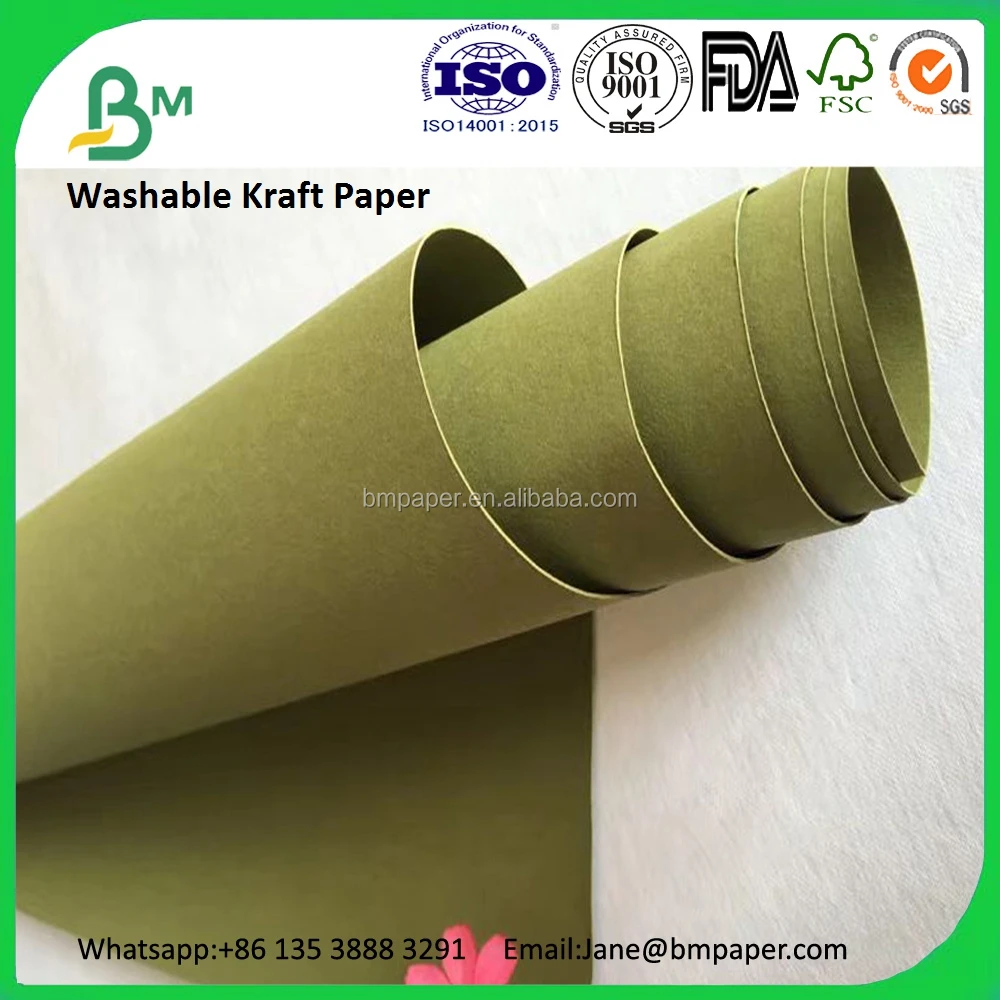 Прочные на разрыв Мути цвет моющиеся крафт-бумаги