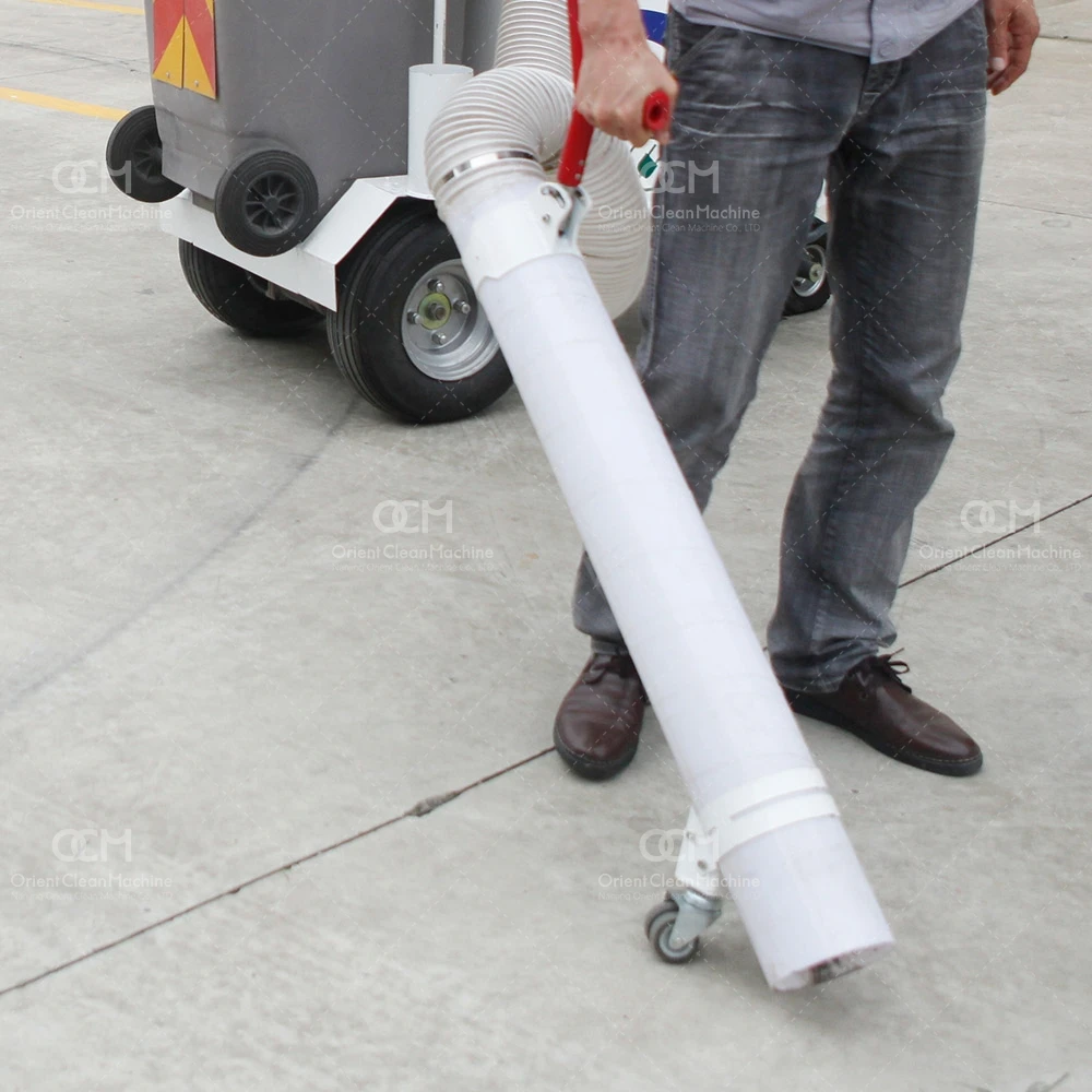 MAMUT Pure Electric Fuel  Grass Sweeper Sidewalk Pavement Push Sweeper Vacuum Cleaner