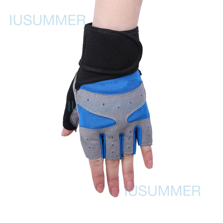 
Durable Gym Fitness Protective Hand Black Wholesale Gloves 