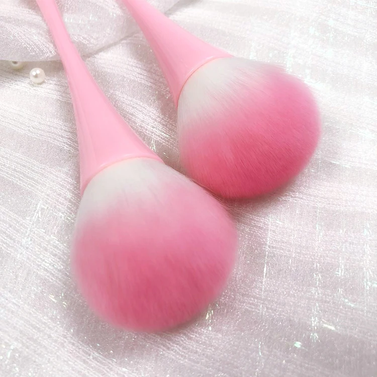 Factory Direct Pink Small Slim Waist Makeup Powder Brush Cosmetic Beauty Tools