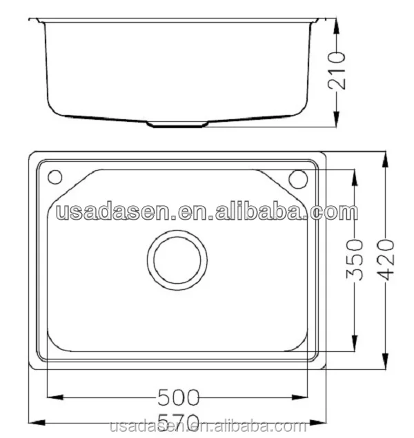 Hot selling DS-5742K harvest gold sinks camper sink and gas stove sink mould