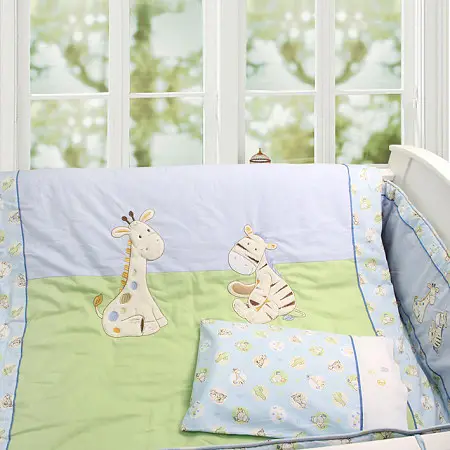 European luxury cotton newborn baby/crib/children quilted fitted sheet bedding sets