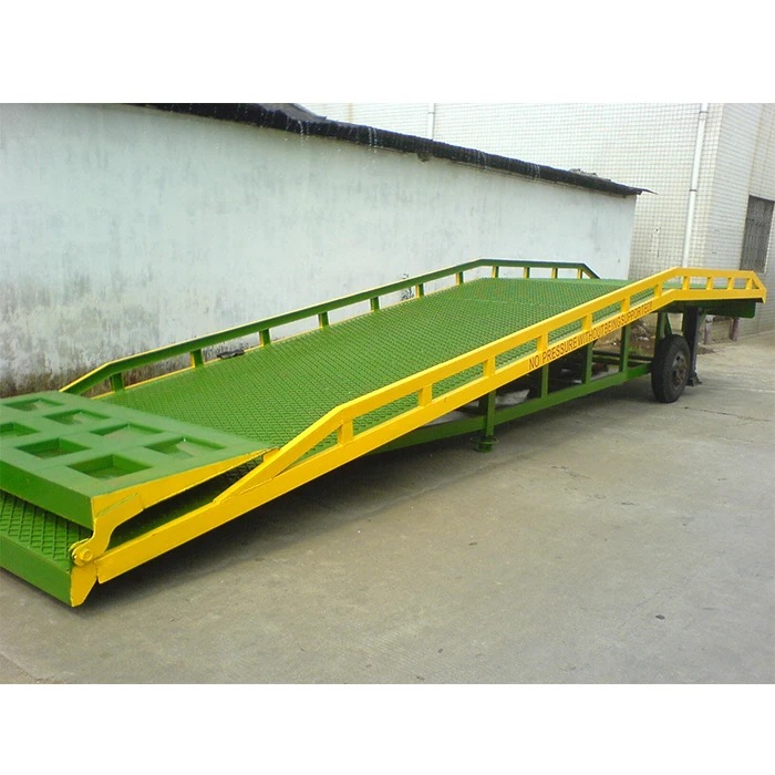 
10 tons Warehouse Truck Mobile Container Loading Dock Ramps Manual 